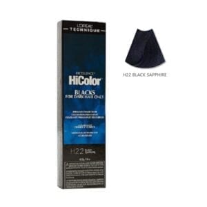 L'Oreal Excellence HiColor H22 Black Sapphire hair dye For Dark Hair Only