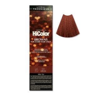 L'Oreal HiColor BROWNS For Dark Hair H5 Soft Auburn Hair Colour