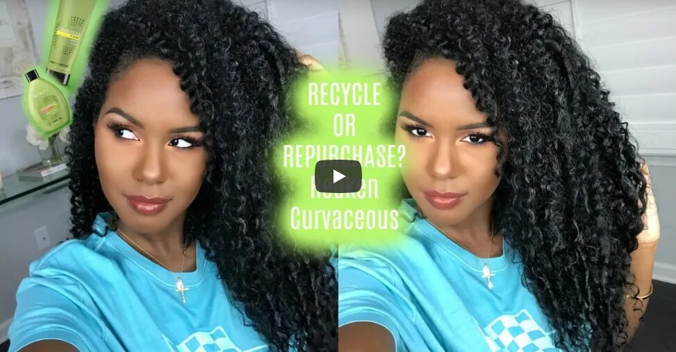 How To Use Redken Curvaceous Conditioner l Recycle or Repurchase !!