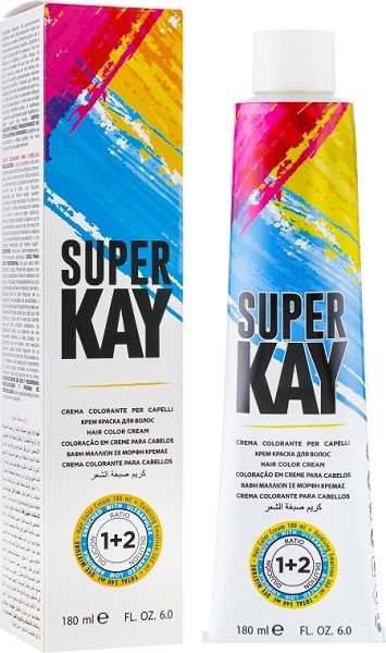 Super Kay 12.11 Specal Blonde Intense Ash Permanent Hair Color Cream 180ml