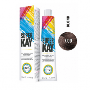 Super Kay 7.00 Light Blond Permanent Hair Color Cream
