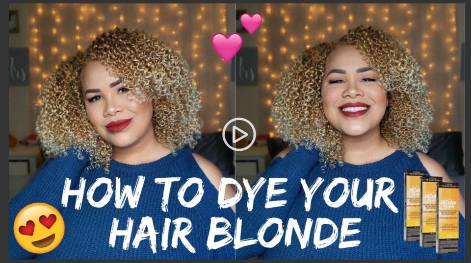 How I Dyed My Hair Blonde Using L’Oreal Vanilla Champagne