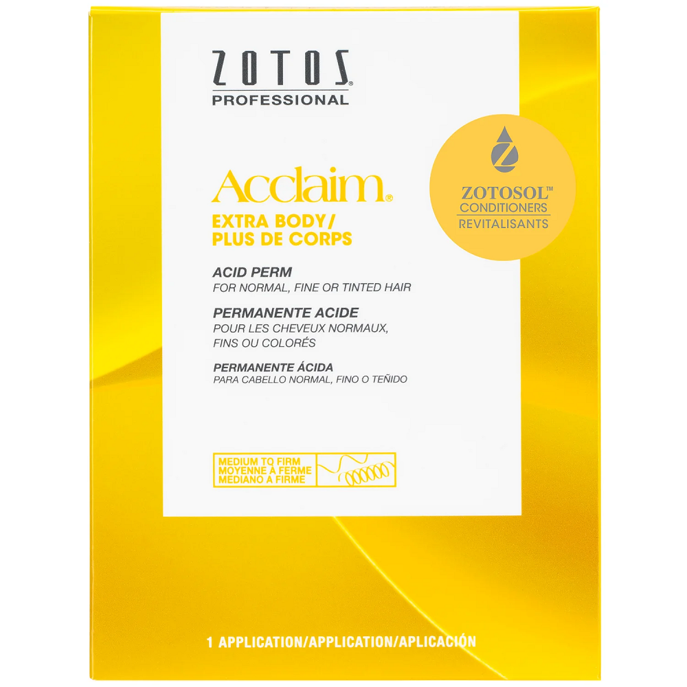 Zotos Acclaim Extra Body Acid Perm For Normal, Fine Or Tinted Hair