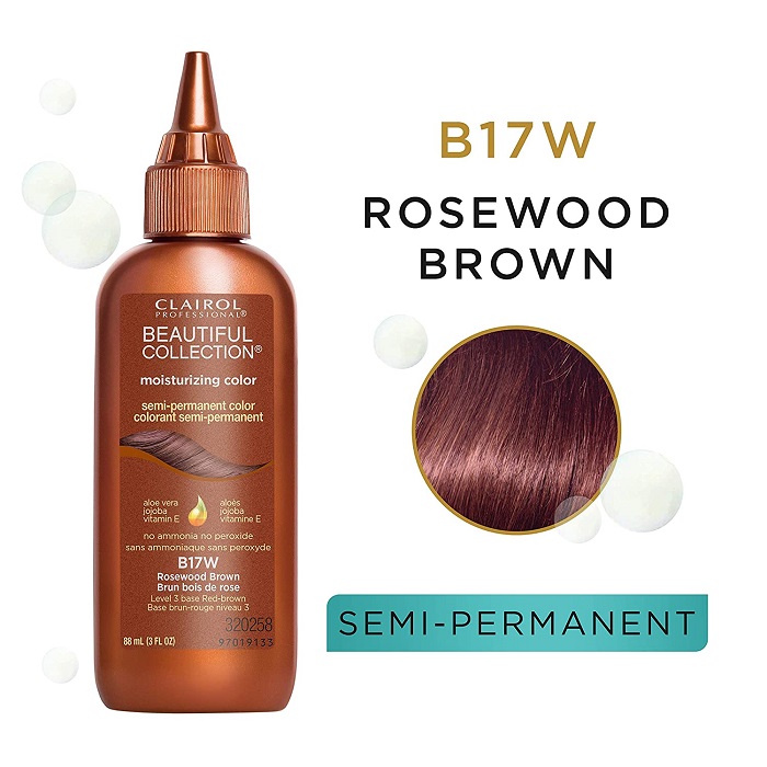 Clairol Beautiful Collection B17W Rosewood Brown Hair Dye