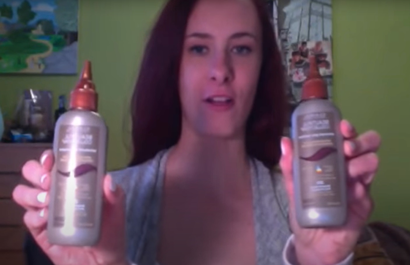 From Natural Blonde To Burgundy Brown Using Clairol 2RV