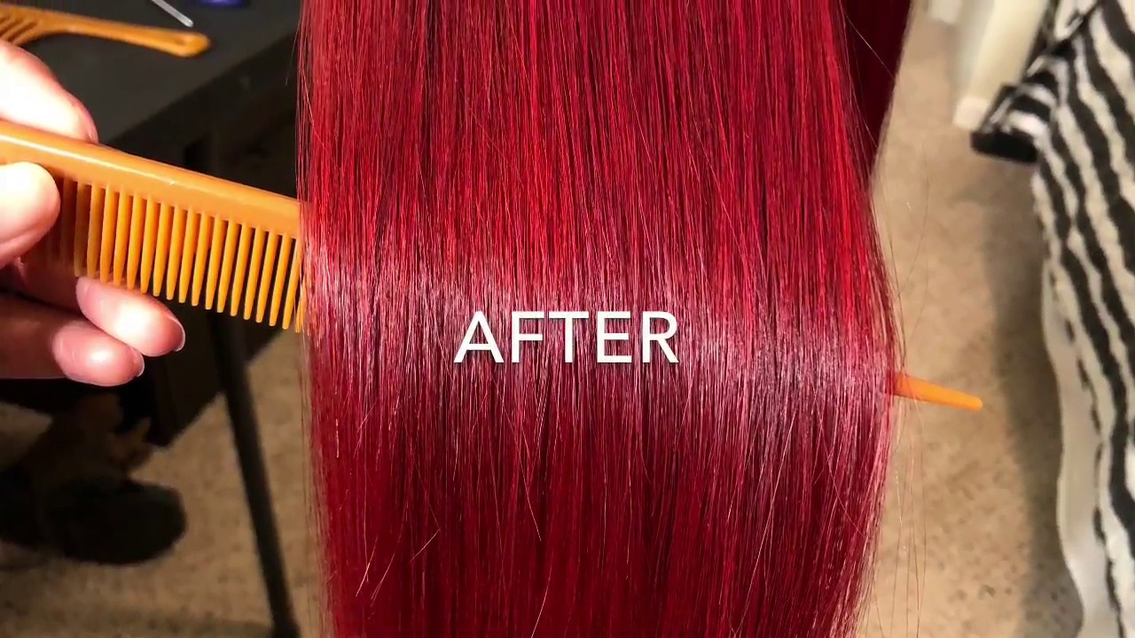 How To Go From BLACK BOX DYE To L’Oreal RED At Home Without Bleach