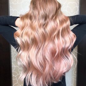 Light Strawberry Blonde hair colour