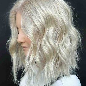 gold platinum hair colour