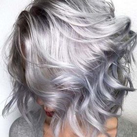 silver platinum hair colour