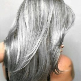 silver platinum hair colour