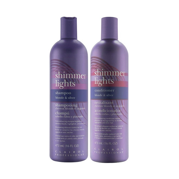 Image of Clairol Shimmer Lights Shampoo & Conditioner - Shampoo &amp; Conditioner, 473 ml, 1 Shampoo &amp; Conditioner