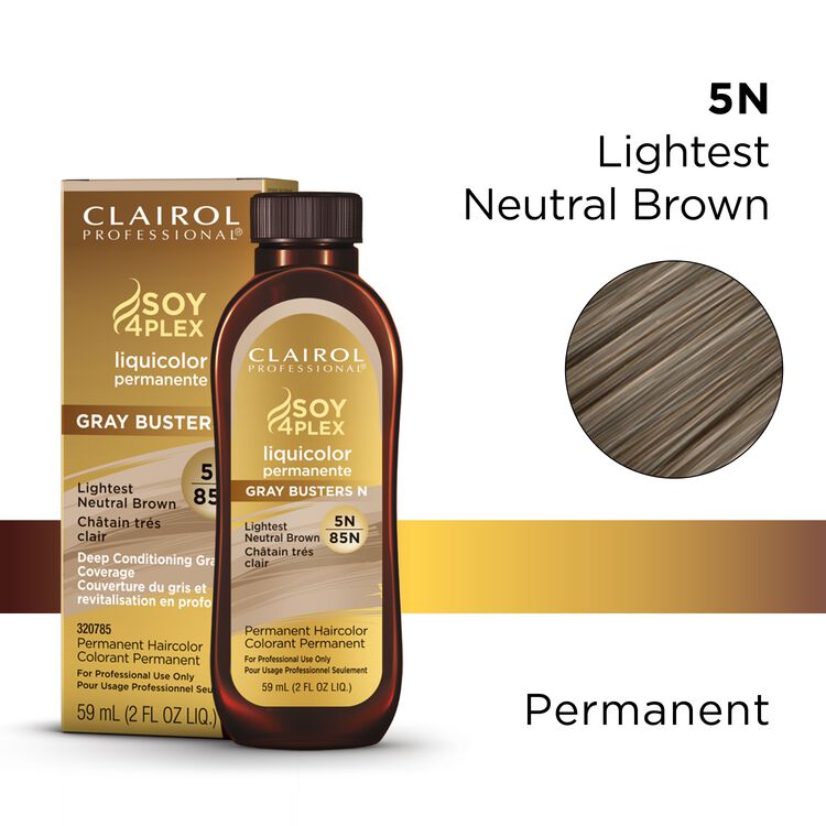 Clairol Soy4Plex 5N Lightest Neutral Brown Hair Dye