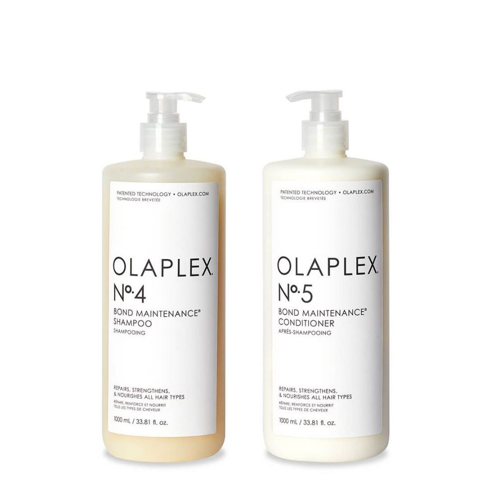Image of OLAPLEX No.4 & No.5 Bond Maintenance Shampoo with Conditioner 250ml, 1L & 2L - Shampoo &amp; Conditioner, 1000 ml