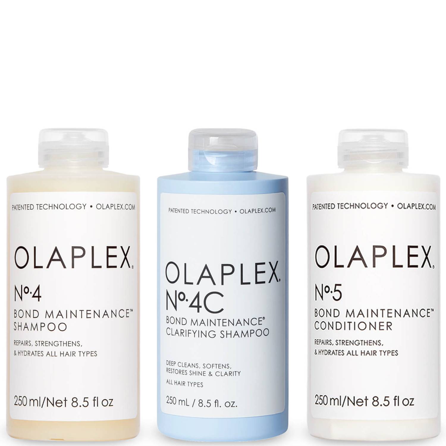Parat klap Privilegium Olaplex Clarifying Shampoo Bundle No.4, No.4C and No. 5