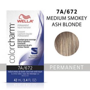Wella Color Charm Liquid 7A Medium Smokey Ash Blonde permanent hair colour