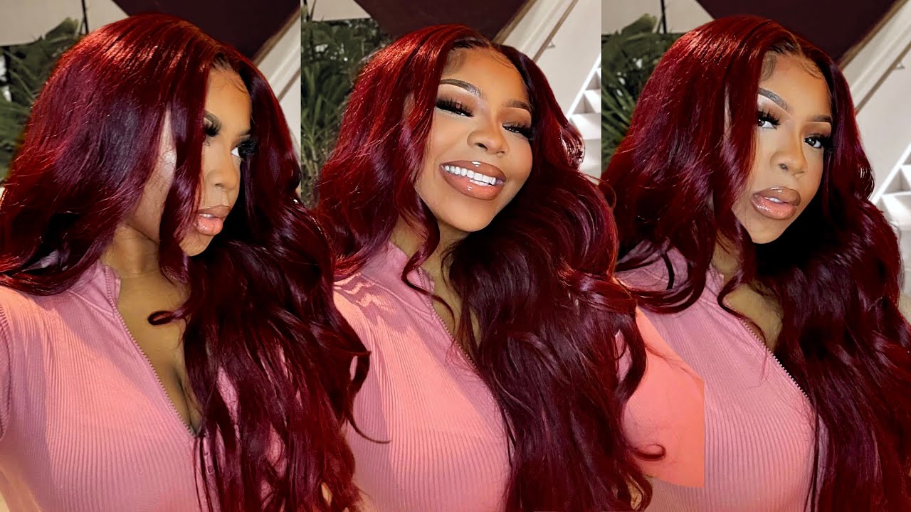 How to Dye Hair Perfect Red Burgundy No Bleach Needed