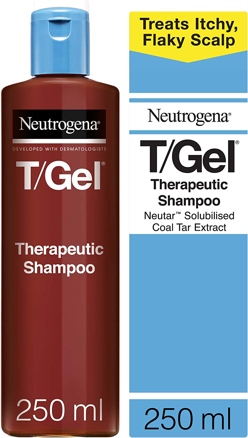 Image of Neutrogena T/Gel Therapeutic Shampoo Treatment for Scalp Psoriasis, Itching Scalp and Dandruff 250 ml