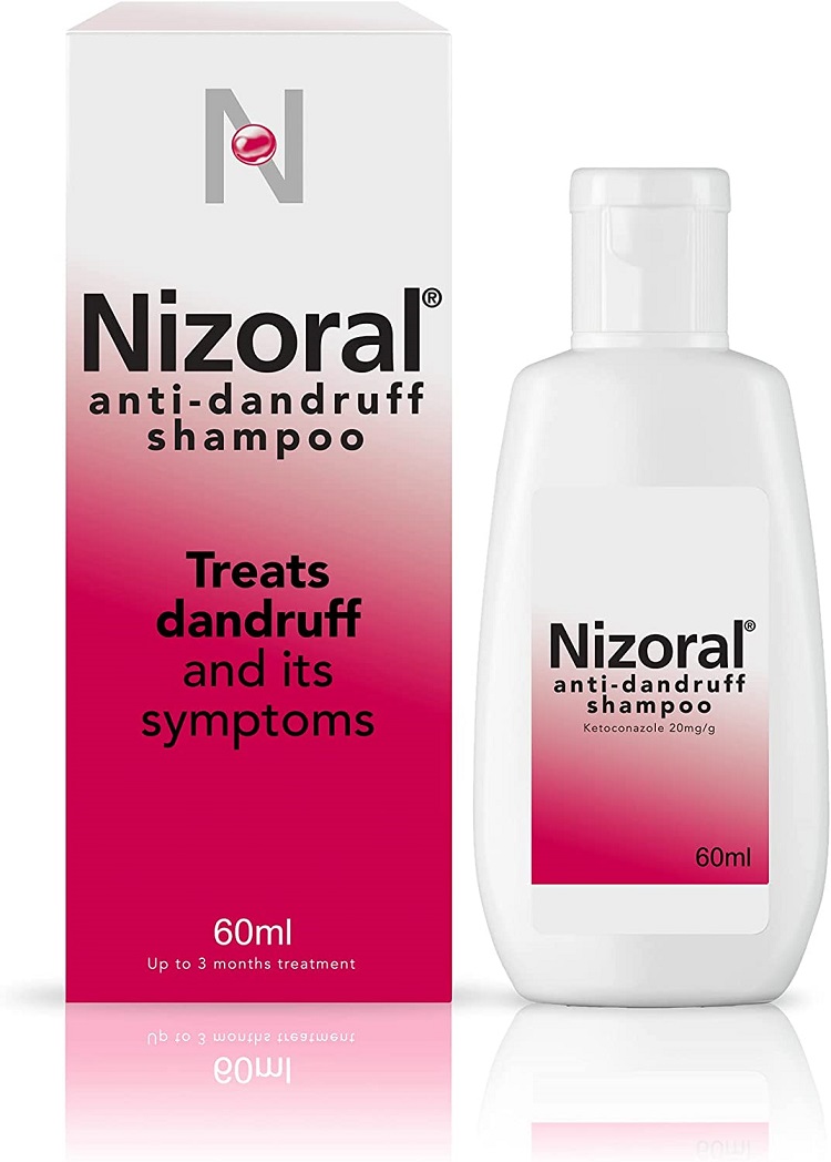 Nizoral Anti-dandruff Shampoo Treats and Prevents Dandruff, Suitable for all Hair Types 60ml