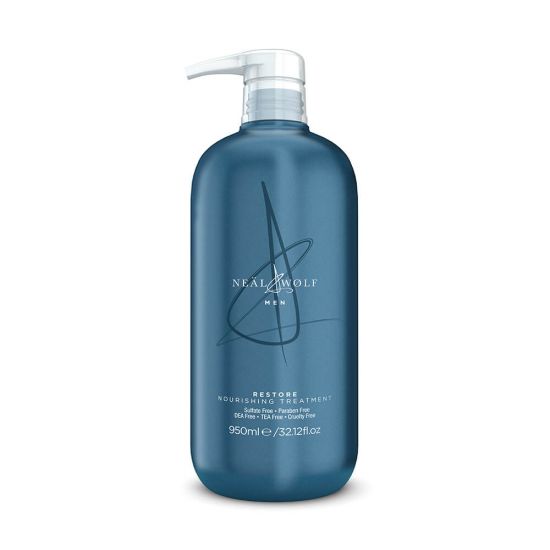 Image of Neal & Wolf Wash & Repair Complete 3-in-1 & Nourishing Treatment 950ml - Nourishing Treatment (3pks)