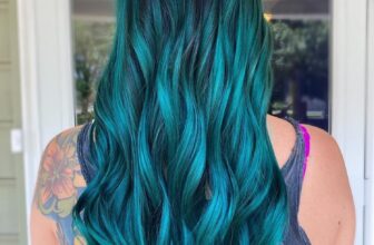 Teal hair with Wella Teal hair dye