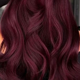Black Cherry hair colour trending hairstyle