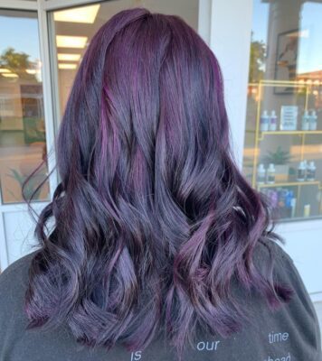 Black cherry hair dye