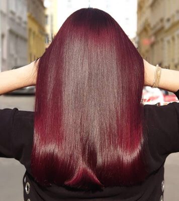 Top black cherry hair colours trending
