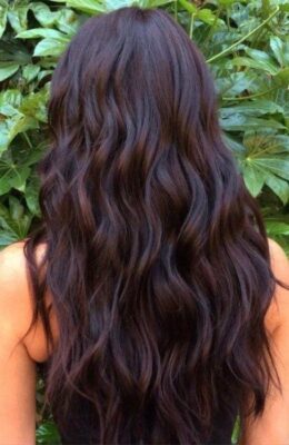 Wella 3RV black cherry hair colour style