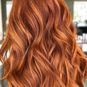 beautiful trending copper hair dye