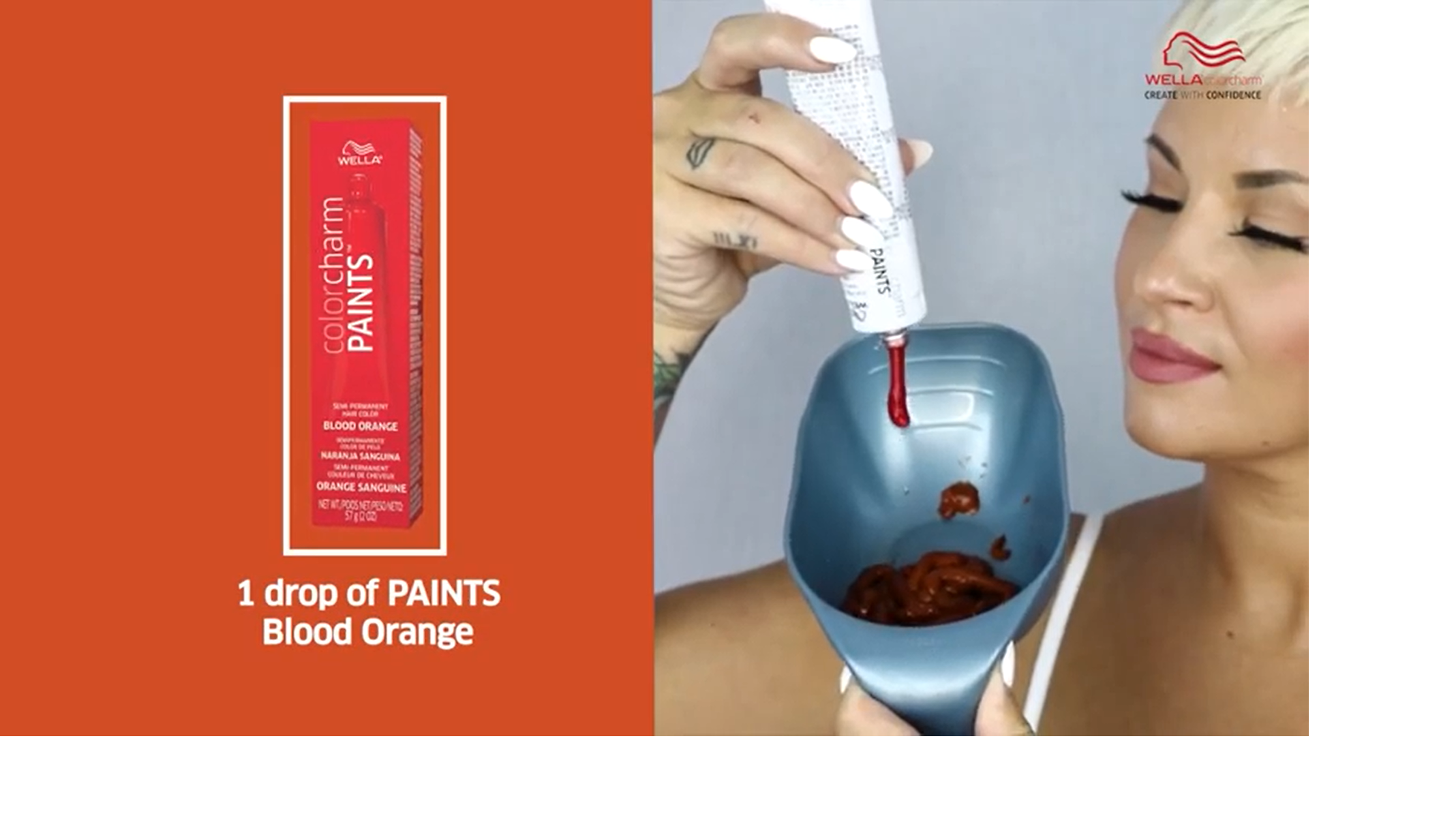 How To Use Wella Colorcharm Paints Blood Orange