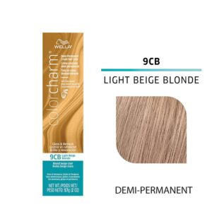 Wella Color Charm 9CB Light Beige Blonde Hair Dye
