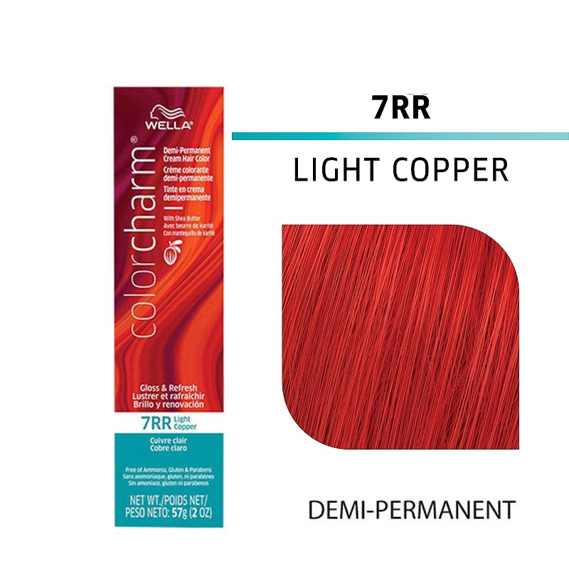 Wella Color Charm 7RR Light Copper Hair Dye