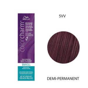 WELLA Color Charm 5VV Plum Brown Demi-Permanent Hair Colour