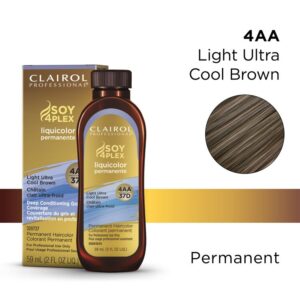 Clairol Professional 4AA Light Ultra Cool Brown Permanent Hair Color
