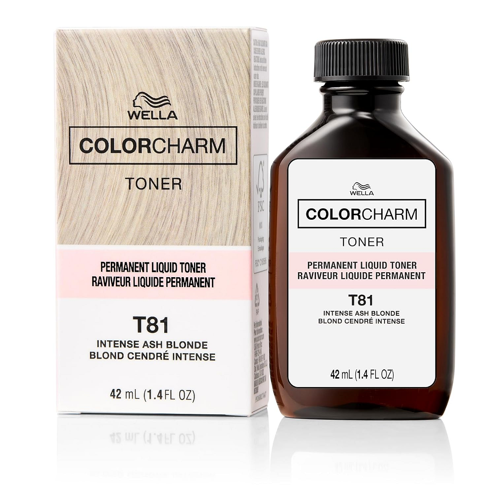Wella Color Charm T81 Intense Ash Blonde Permanent Liquid Toner