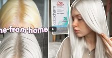 How To Tone Platinum Hair At Home Using Wella T14 Pale Ash Blonde