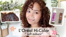 Using L’Oréal HiColor H5 Soft Auburn For A Root Touch Up