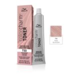 WELLA colorcharm T50 Pink Blossom Brass Neutralizing Permanent Crème Toner