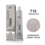 WELLA colorcharm T16 Polar Ice Brass Neutralizing Permanent Crème Toner